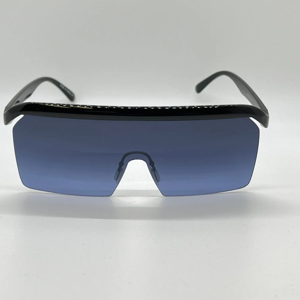 Shield Sunglasses Flat Top Visor Sunglasses‎ Oversized Fashion Women UV400 Gafas
